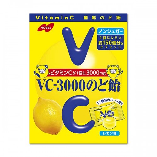 NOBEL VC-3000润喉糖 柠檬味 90g